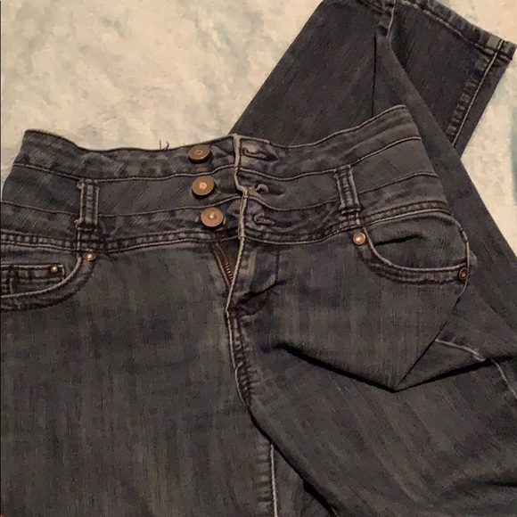 High waisted fly button skinny - Picture 2 of 2